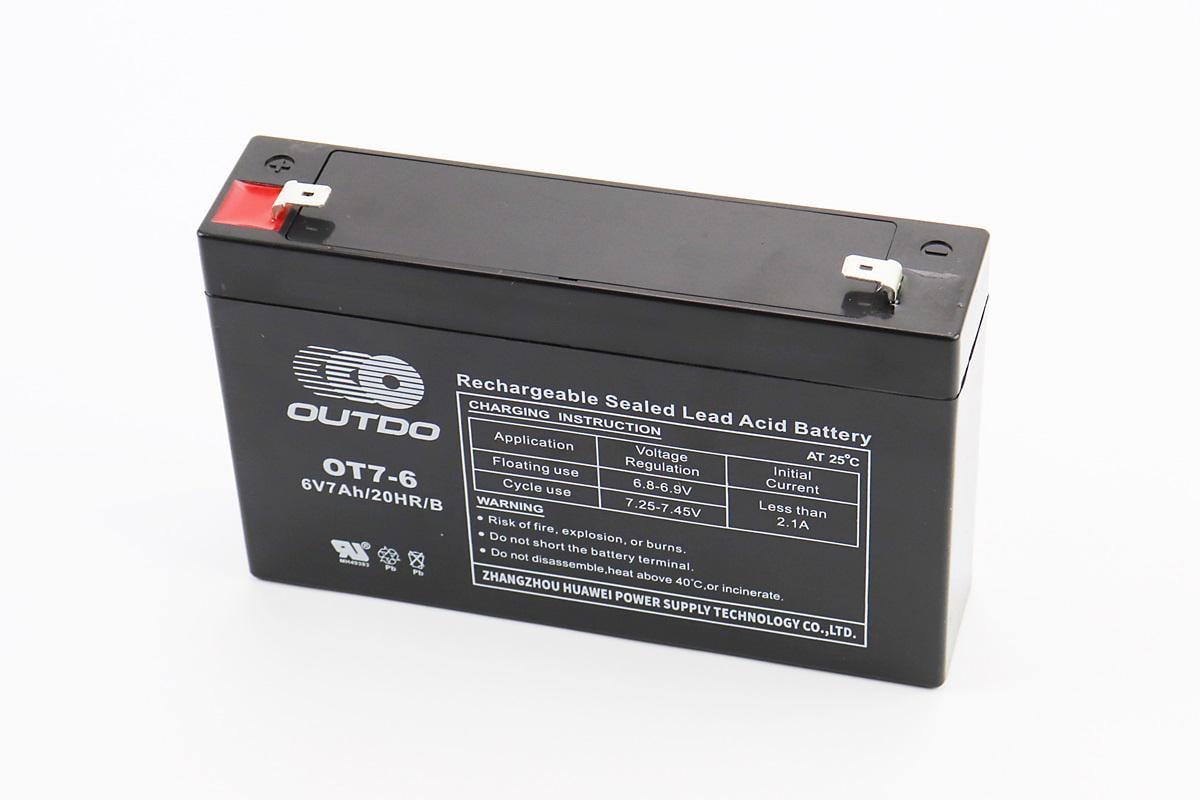 Аккумулятор кислотный для ИБП/игрушек 6V 7Ah OT7-6 L151хW35хH94mm (348020) Аккумулятор кислотный для ИБП/игрушек 6V 7Ah OT7-6 L151хW35хH94mm (348020)