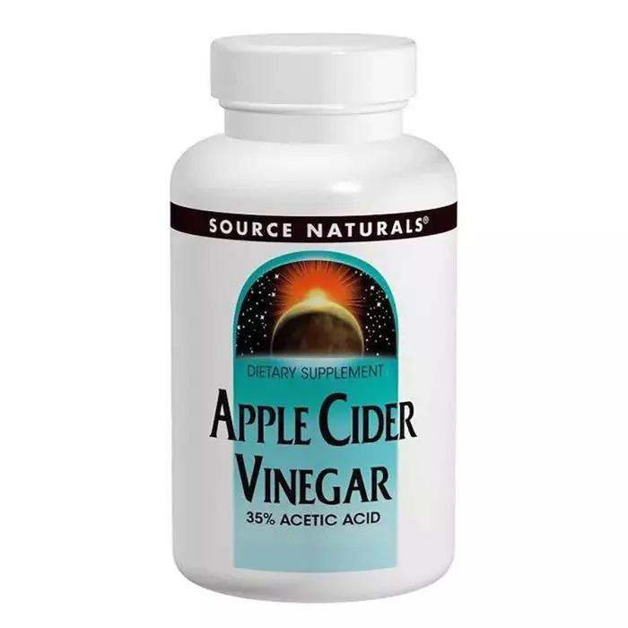 Оцет яблучний Source Naturals Apple Cider Vinegar 500 мг 180 табл. (000004951)