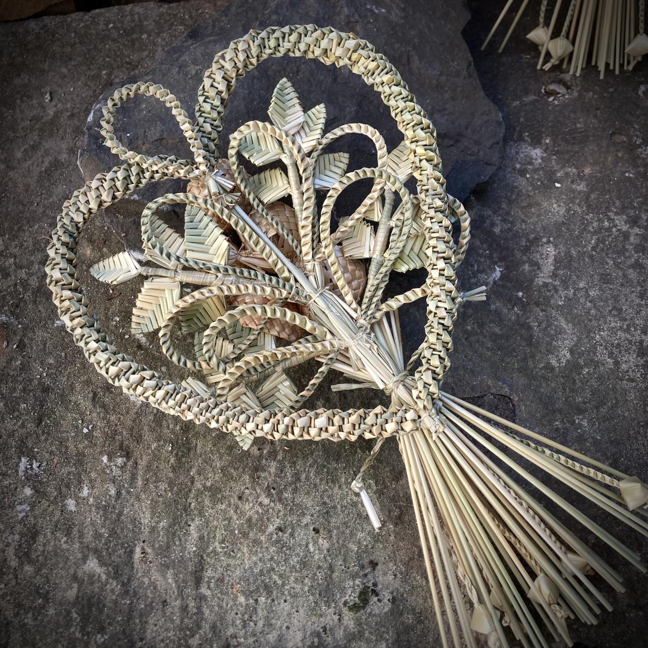 Плетеное панно из ржаной соломы Сердце 35 см (1975496768) - фото 3 Плетеное панно из ржаной соломы Сердце 35 см (1975496768) - фото 3