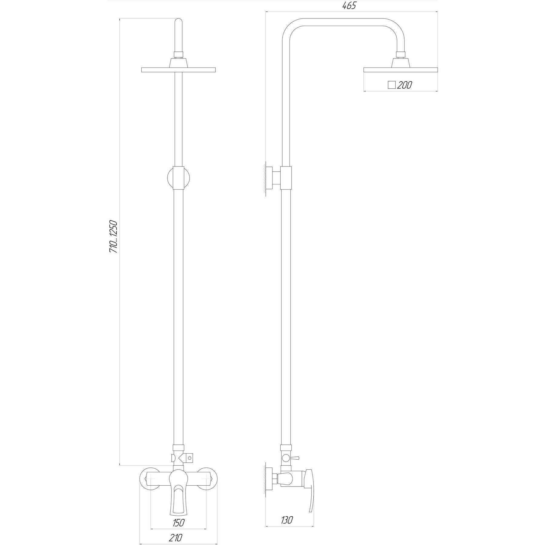 Душевая система Globus Lux Seva GLSV-0088 - фото 5