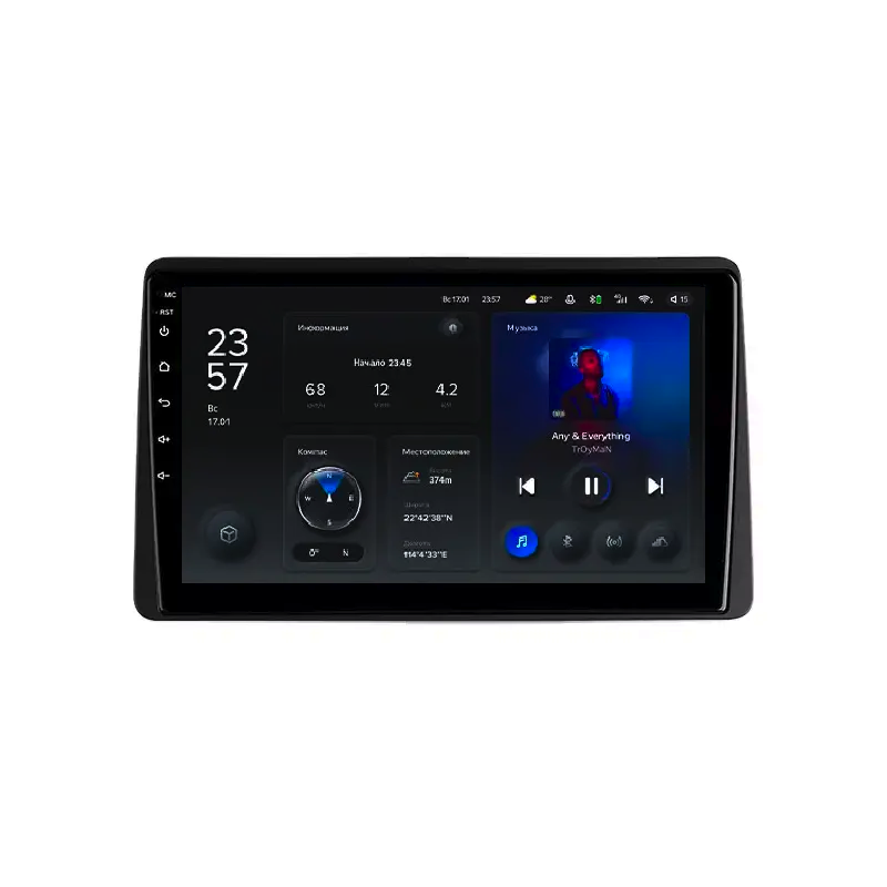 Автомагнитола штатная Teyes для Renault Duster 2020-2023 Arkana 2019-2023 Android X1 2/32G Wi-Fi/4G