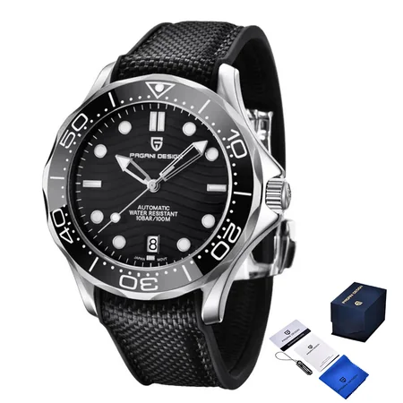 Наручний годинник Pagani Design PD-1685 Silver-Black (1138-0013) (6436)