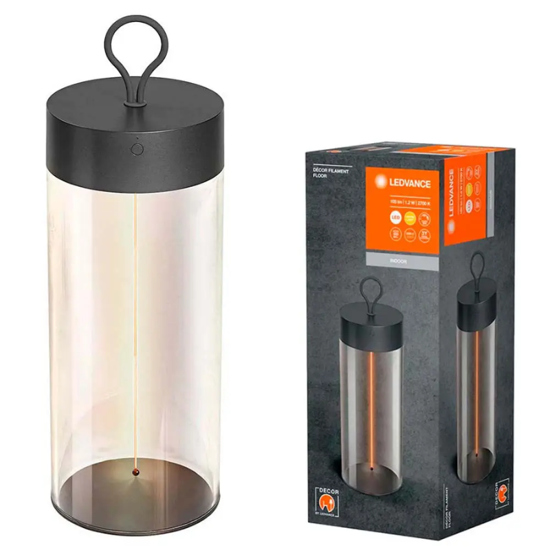 Лампа настольная с аккумулятором Ledvance LED DECOR FILAMENT дымящаяся USB-A FLOOR 5 W 1000 mAh 2700 K 100 лм (2531658310) - фото 7 Лампа настольная с аккумулятором Ledvance LED DECOR FILAMENT дымящаяся USB-A FLOOR 5 W 1000 mAh 2700 K 100 лм (2531658310) - фото 7