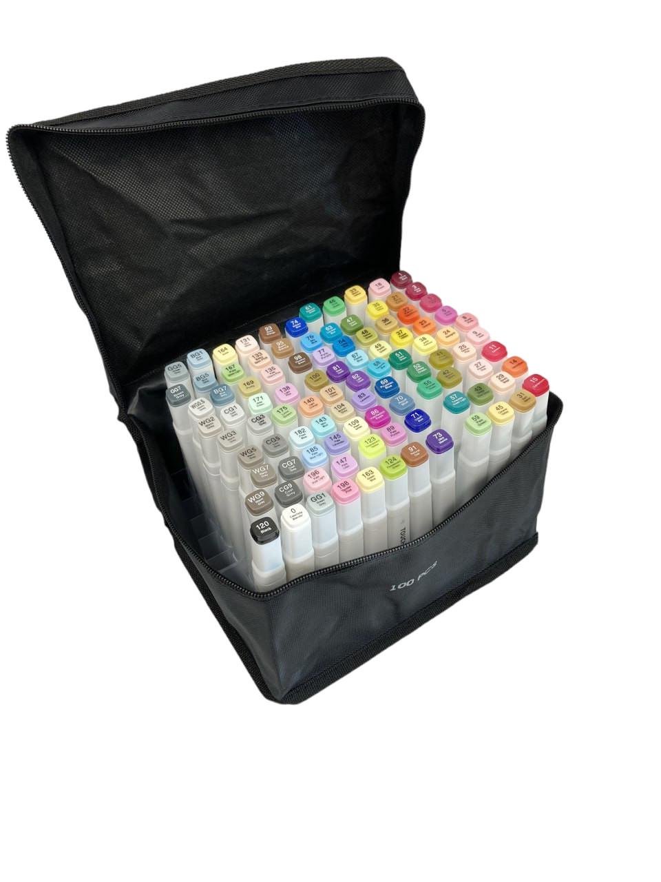 Набор профессиональных маркеров Touch Smooth на спиртовой основе 100 шт. (10025767)