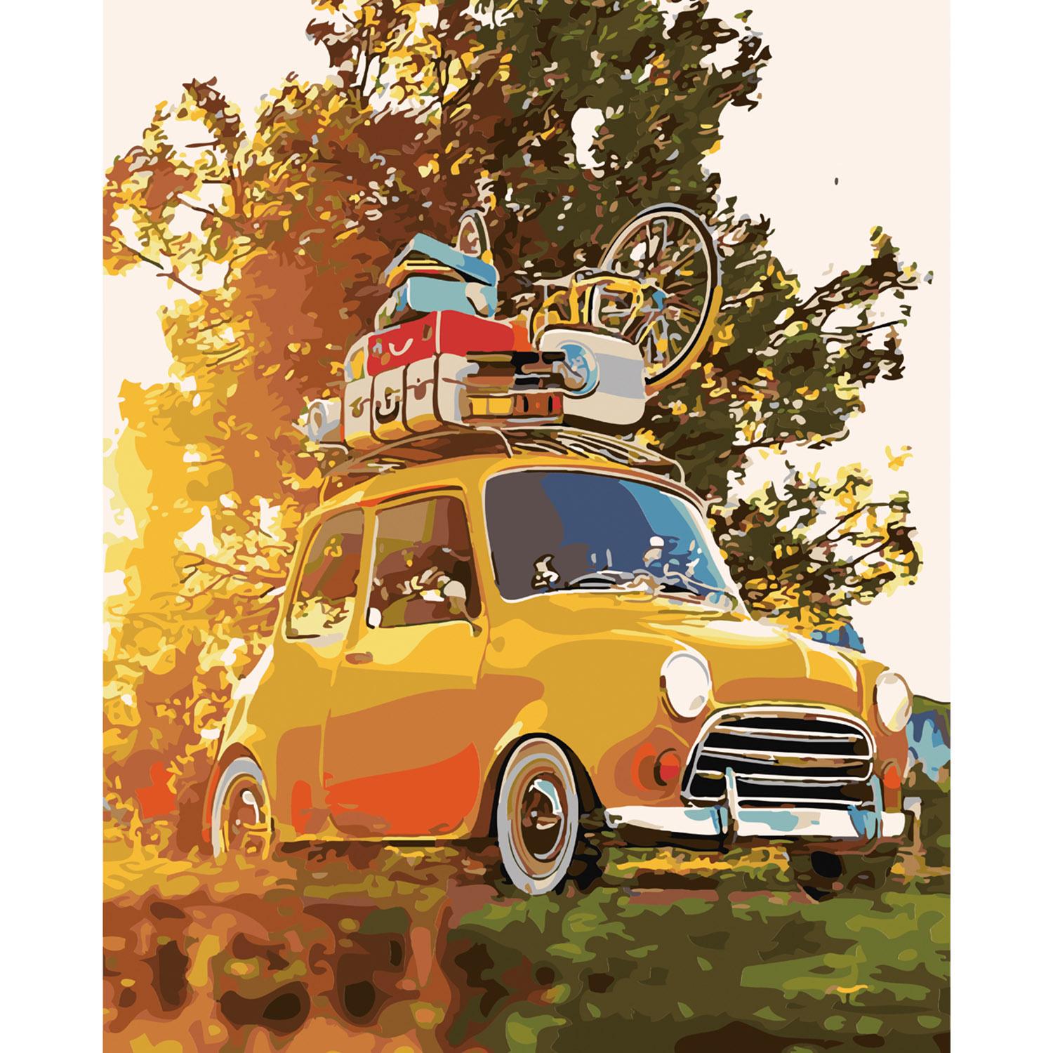 Картина по номерам Strateg В ретро отпуск 40х50 см (SY6077)