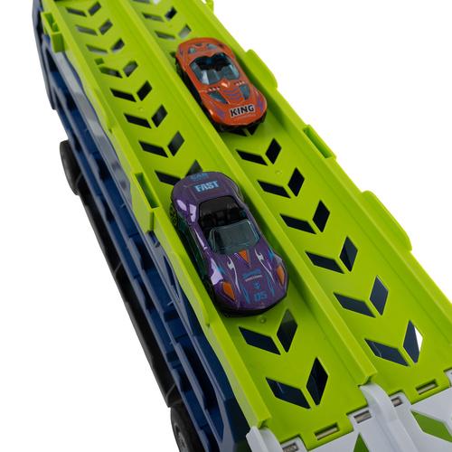 Грузовик с горкой/гараж для 6 игрушечных машинок - фото 4 Грузовик с горкой/гараж для 6 игрушечных машинок - фото 4