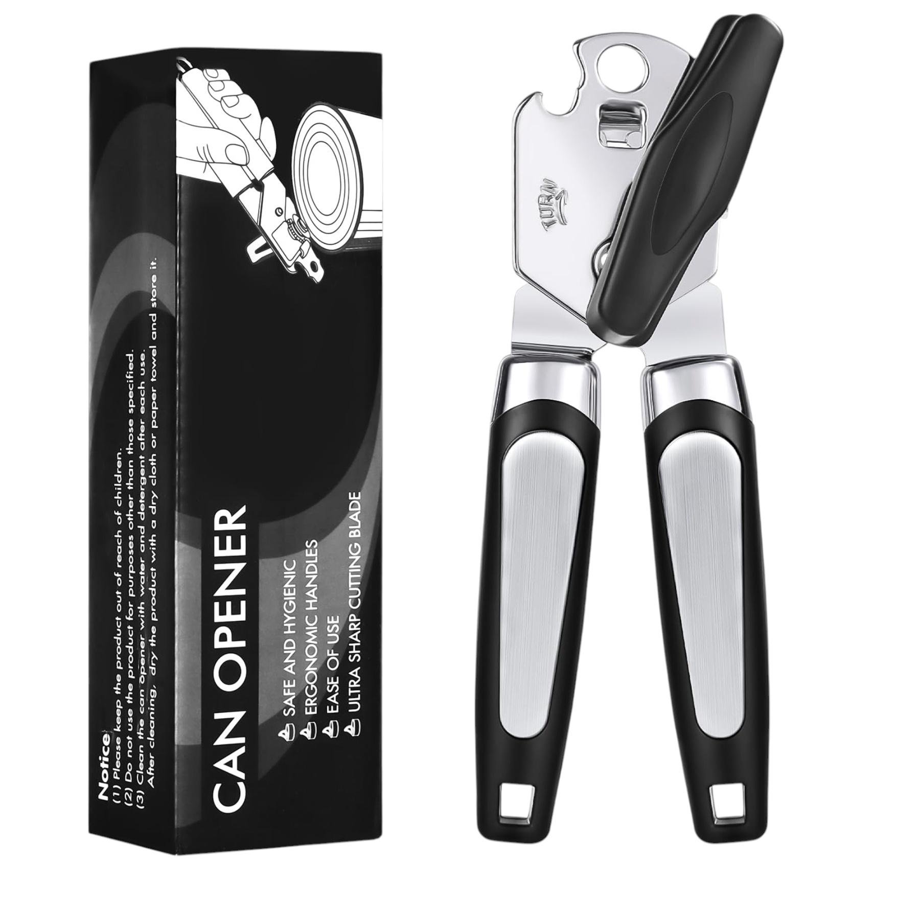 Открывалка универсальная для консервов и бутылок 3в1 с эргономичными ручками (1128)