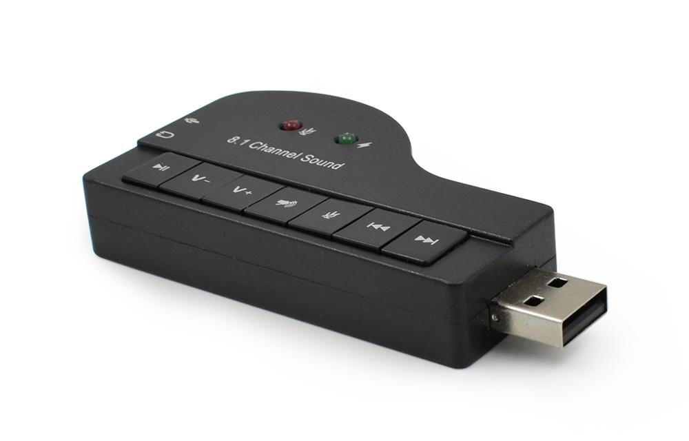 Звуковая карта Rias 8.1 внешняя USB Piano Black (3_00623) - фото 7