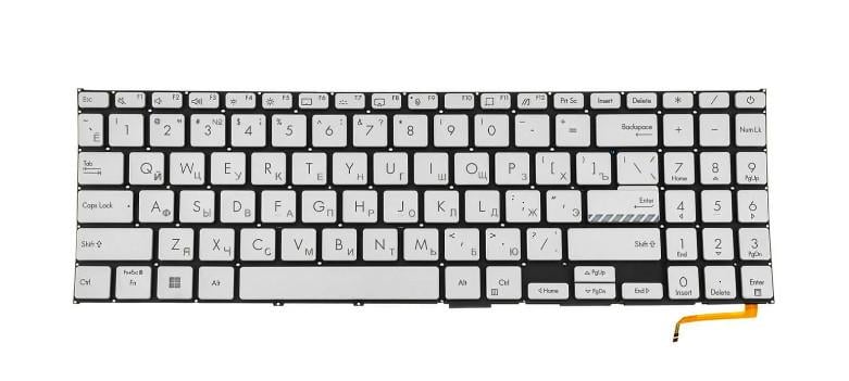 Клавиатура для ноутбука Asus B1502CVA с подсветкой клавиш (0KNB0-5903RU00)