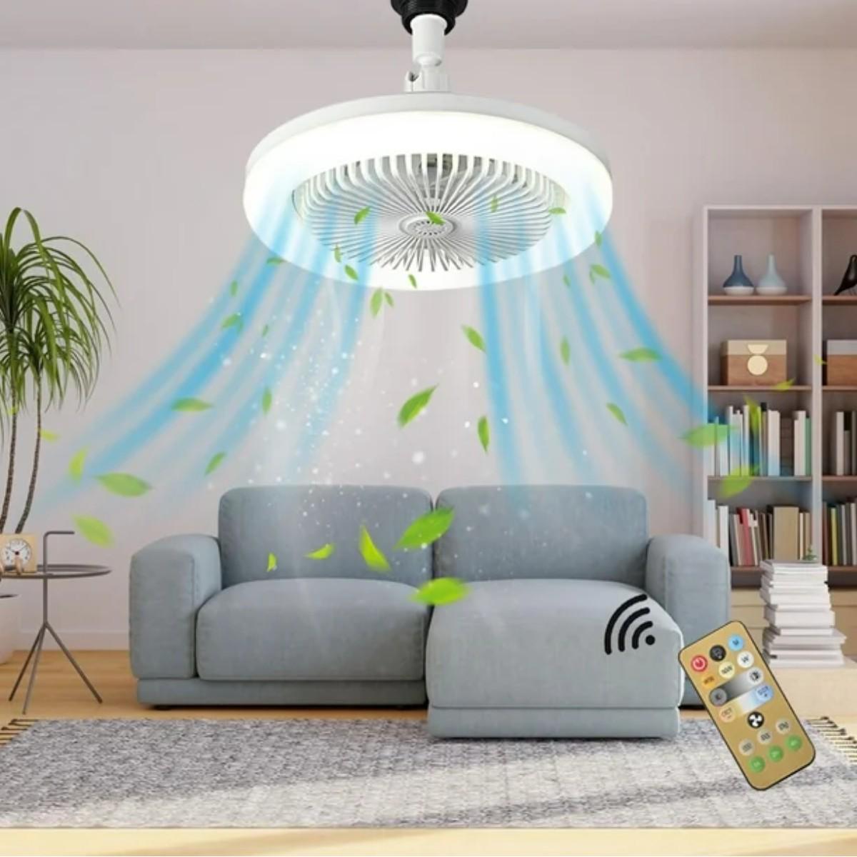 Вентилятор-люстра стельовий Multi-Function Fan Light 2в1 з пультом - фото 2