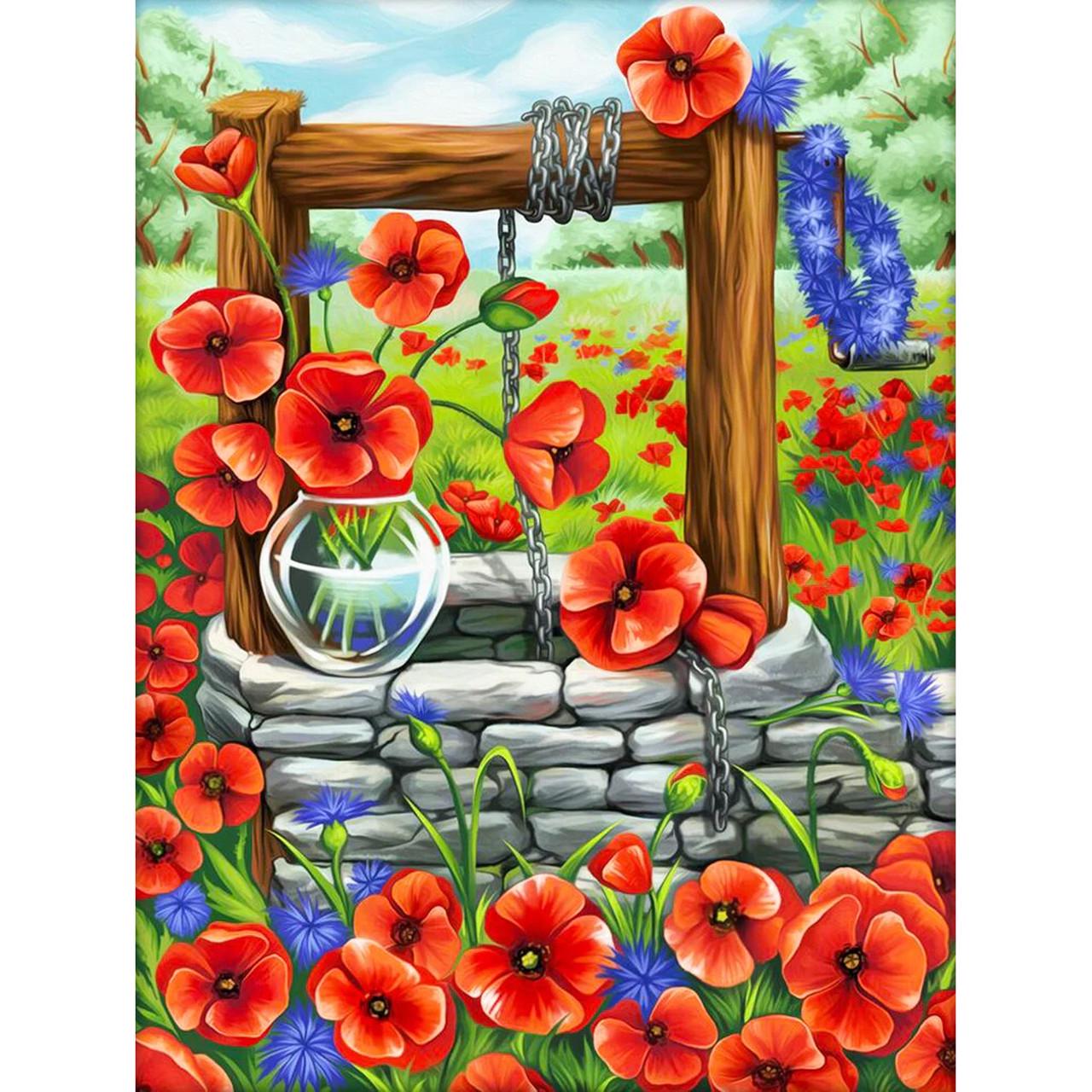 Алмазная мозаика Strateg Источник вдохновения 30х40 см (HEG87082)