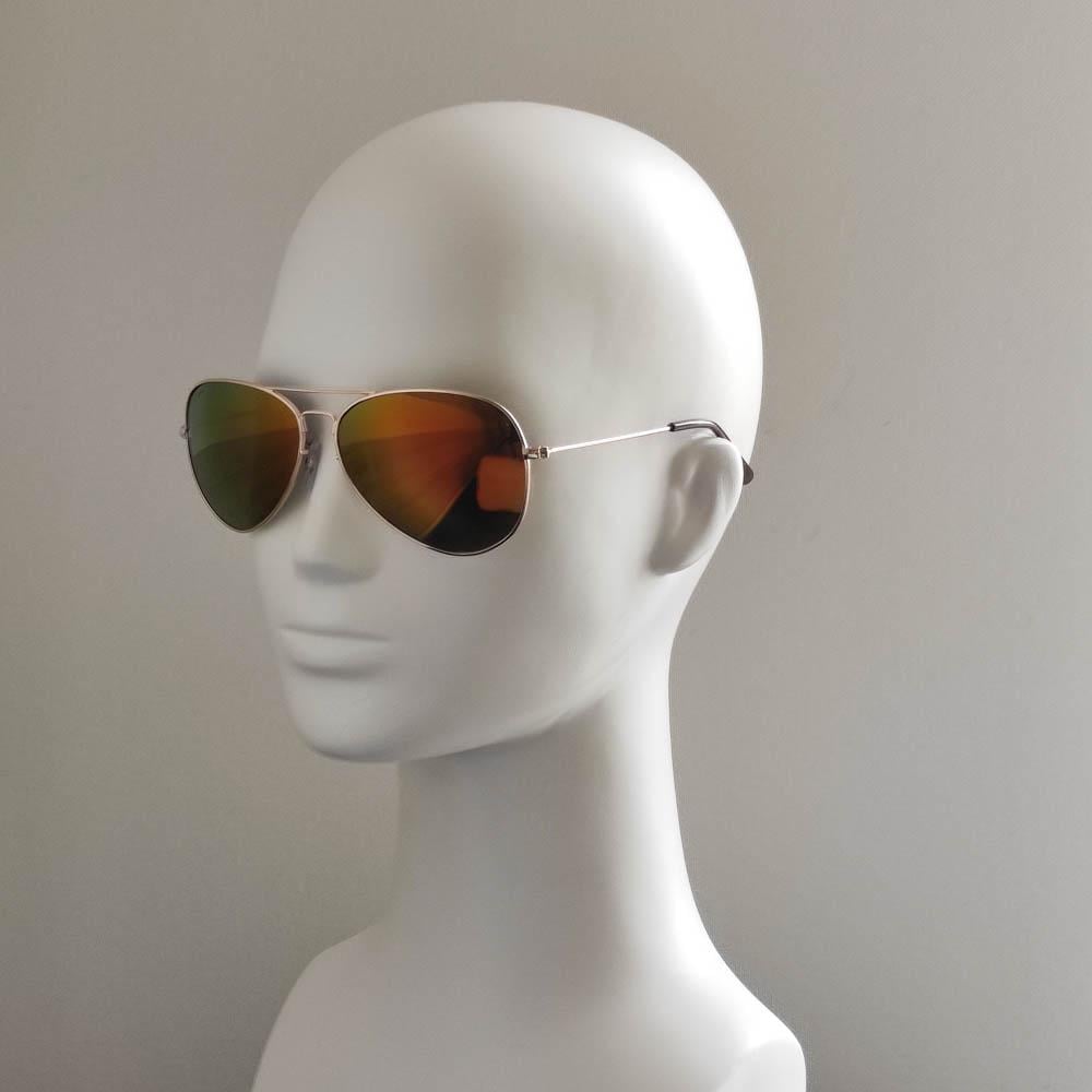 Солнцезащитные очки поляризованные Matrix Beach Force 07004 Золотистый/Оранжевый зеркальный (33005806)