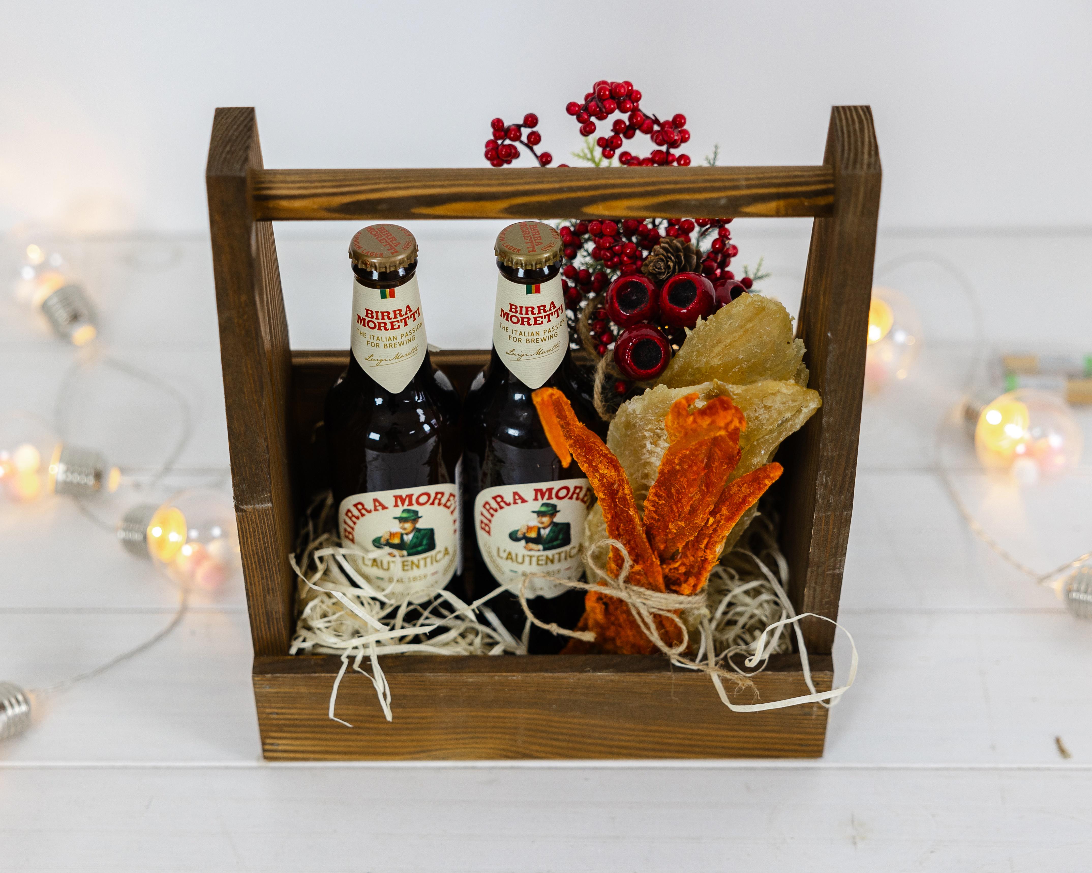 Ящик подарунковий дерев'яний Turbota box Темно-сірий (0002130) - фото 7