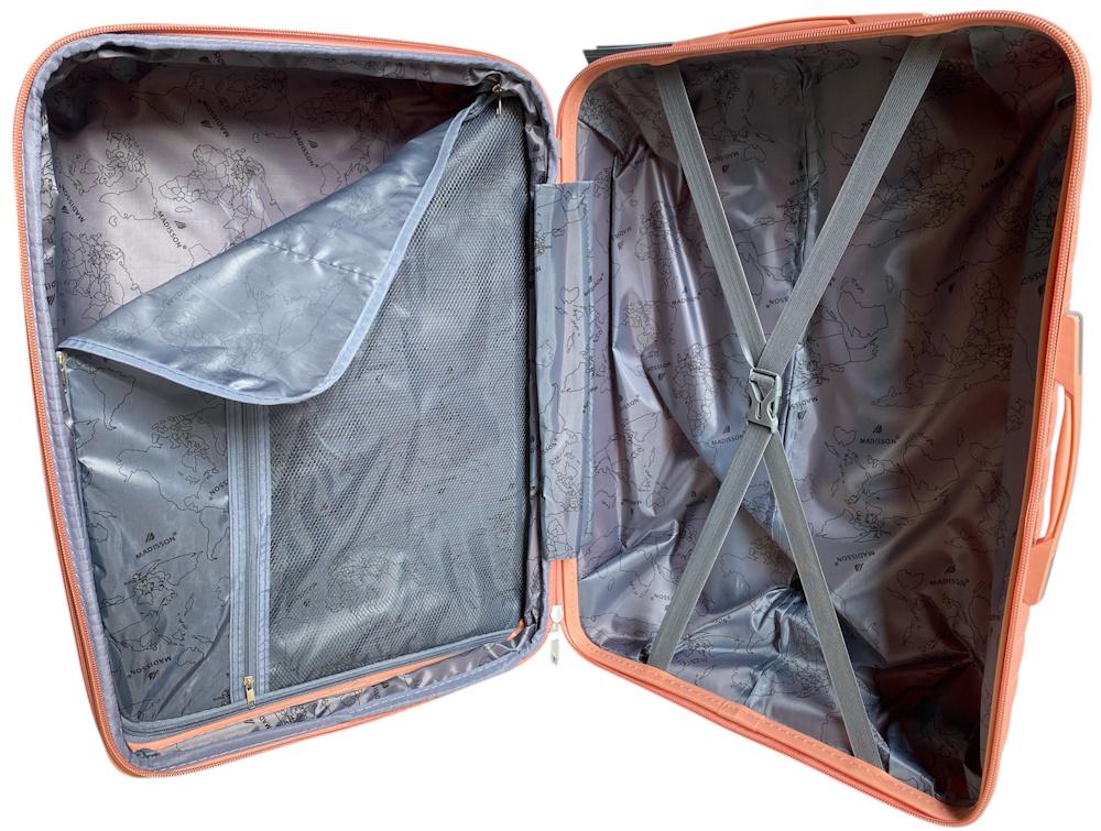 Чемодан малый для ручной клади Madisson Snowball 51203 полипропилен S Розовое золото - фото 7 Чемодан малый для ручной клади Madisson Snowball 51203 полипропилен S Розовое золото - фото 7