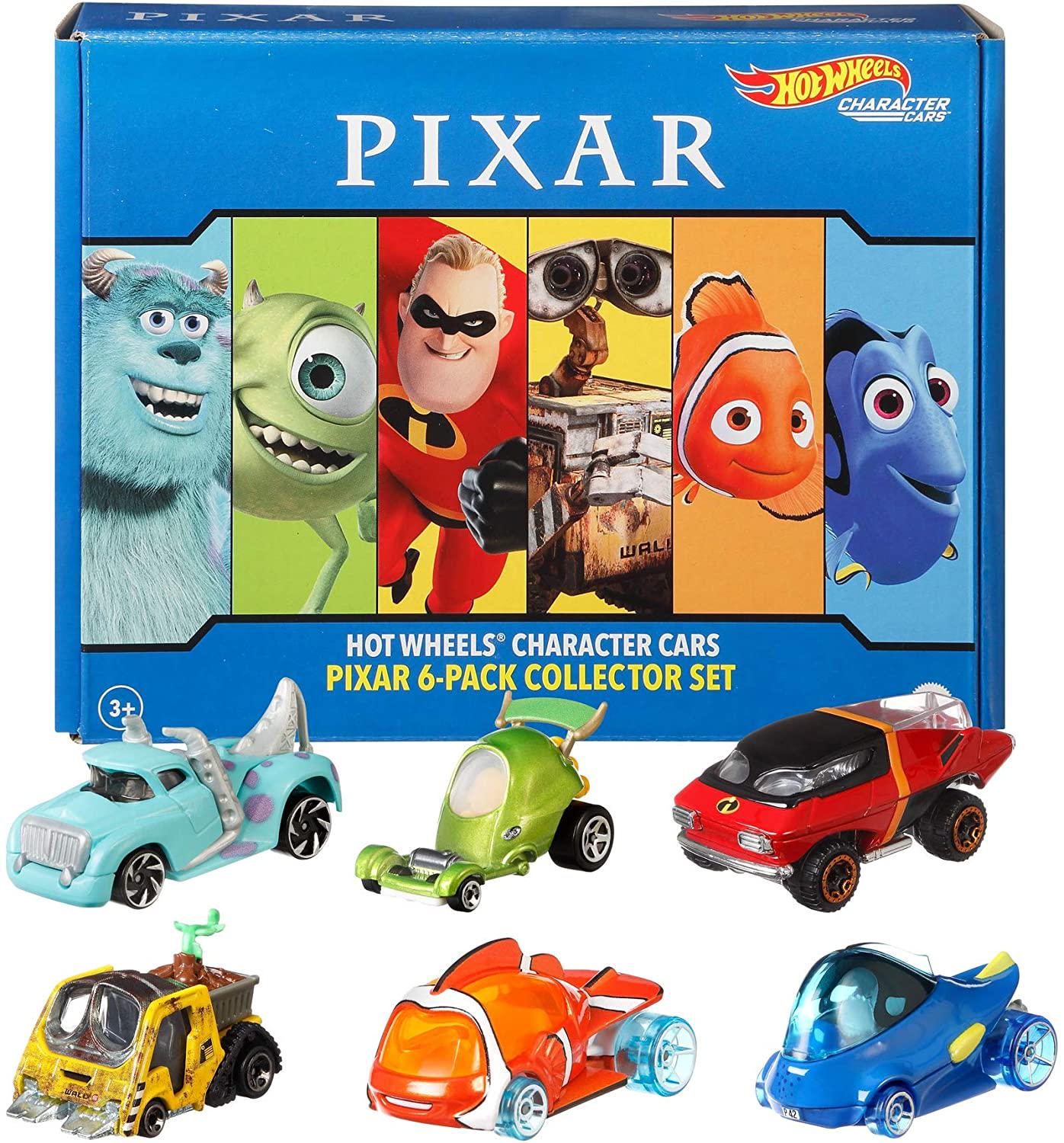 Подарочный набор машинок Hot Wheels Character Cars 6-Pack Disney and Pixar