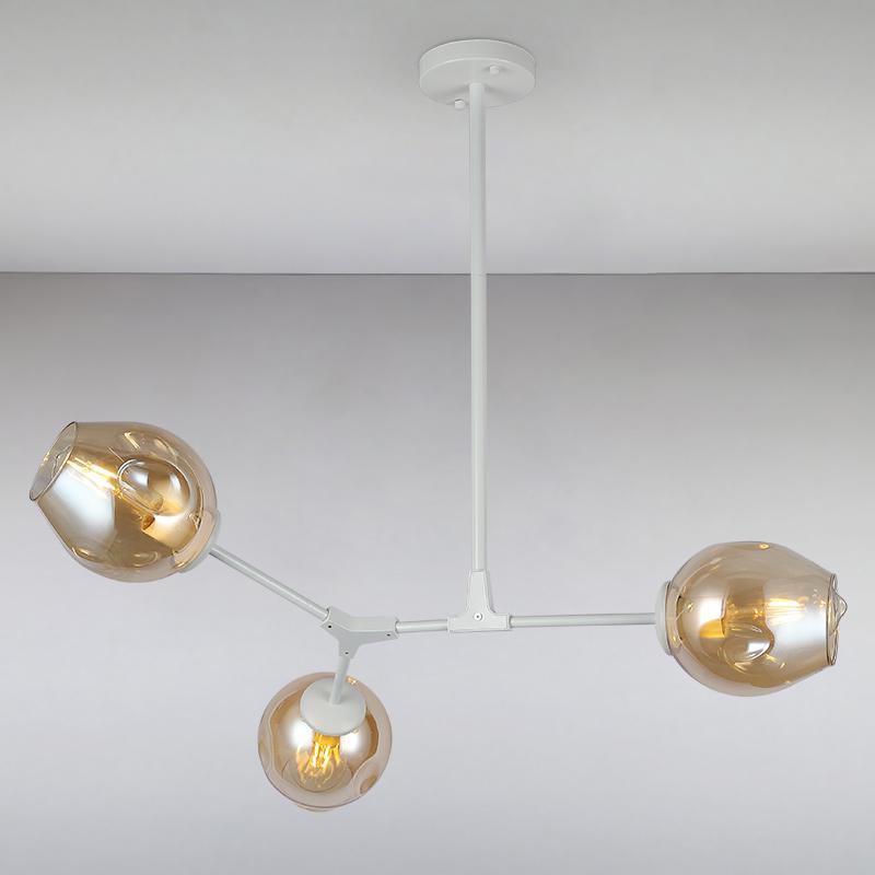Люстра подвесная молекула Light House LS-15226-3 Белый