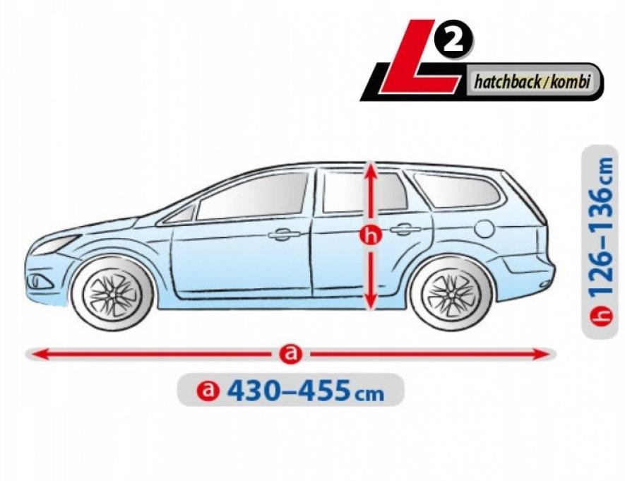 Тент на хетчбек і універсал Kegel-Blazusiak Basic Garage Hatchback/Combi L2 430-455 см (5-3958-241-3021) - фото 2