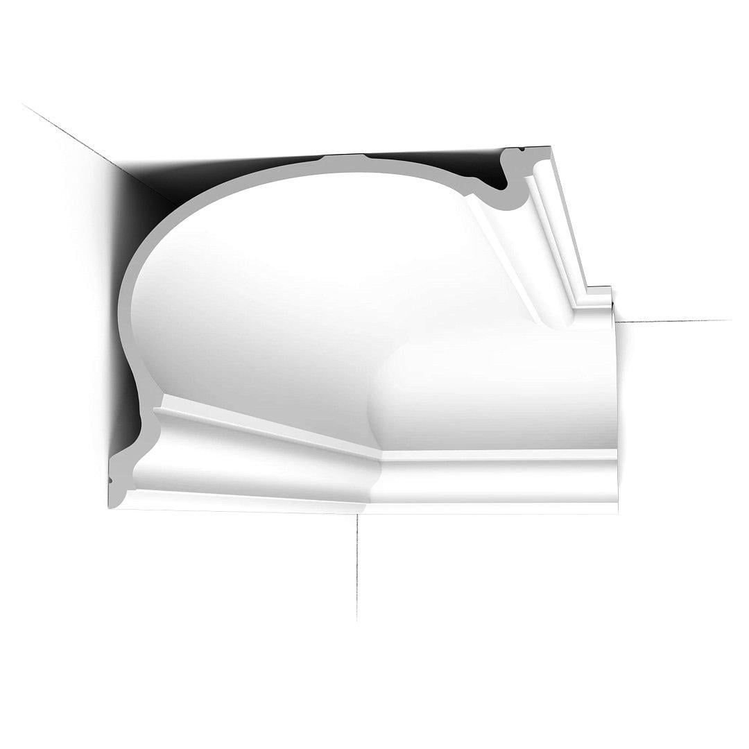 Карниз полиуретановый Orac Decor C344 жесткий 350х273x2000 мм (28951397)