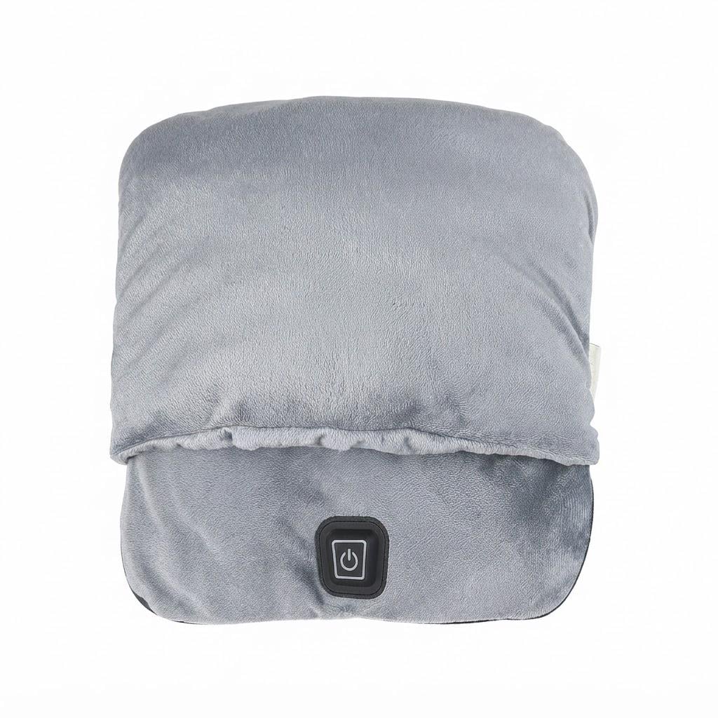Грілка для ніг Lomitech Massage Foot Warmer ультраплюшева з підігрівом та вібромасажем (37985591)