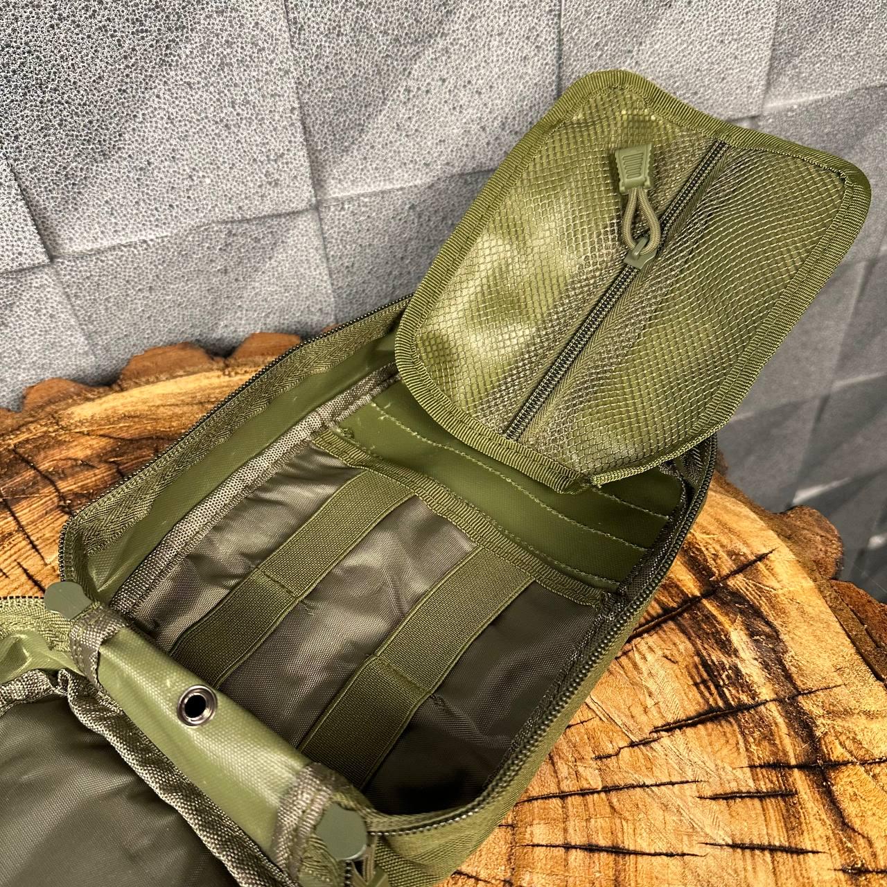 Подсумок для аптечки быстрого сброса стандарт НАТО Оливковый - фото 7 Подсумок для аптечки быстрого сброса стандарт НАТО Оливковый - фото 7