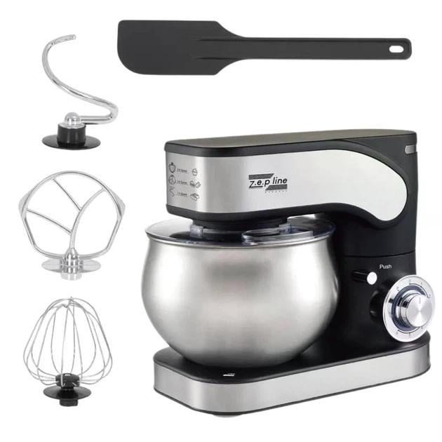Тістоміс кухонний Zepline ZP-136 3500W з 3 насадками