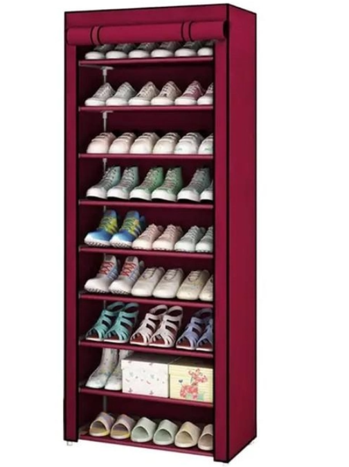 Шафа тканинна для зберігання взуття Compages Shoes Shelf T-1099 на 9 секцій (14168189)