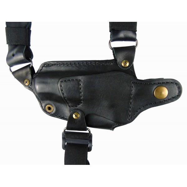 Кобура Медан для ПМ оперативная кожаная двухслойная формованная с кожаным креплением и подсумком под магазин (24819763) - фото 3 Кобура Медан для ПМ оперативная кожаная двухслойная формованная с кожаным креплением и подсумком под магазин (24819763) - фото 3