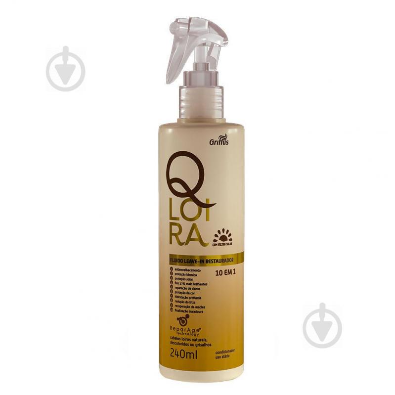 Флюид для восстановления светлых волос Griffus Leave-in Qloira Fluido Restaurador БЛОНД 240 ml (42466)