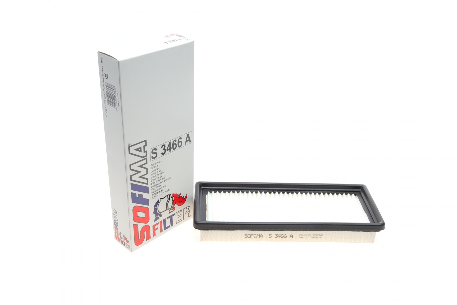 Фільтр повітряний SOFIMA для Smart Fortwo 0,8CDTI/1,0 07- (S 3466 A)