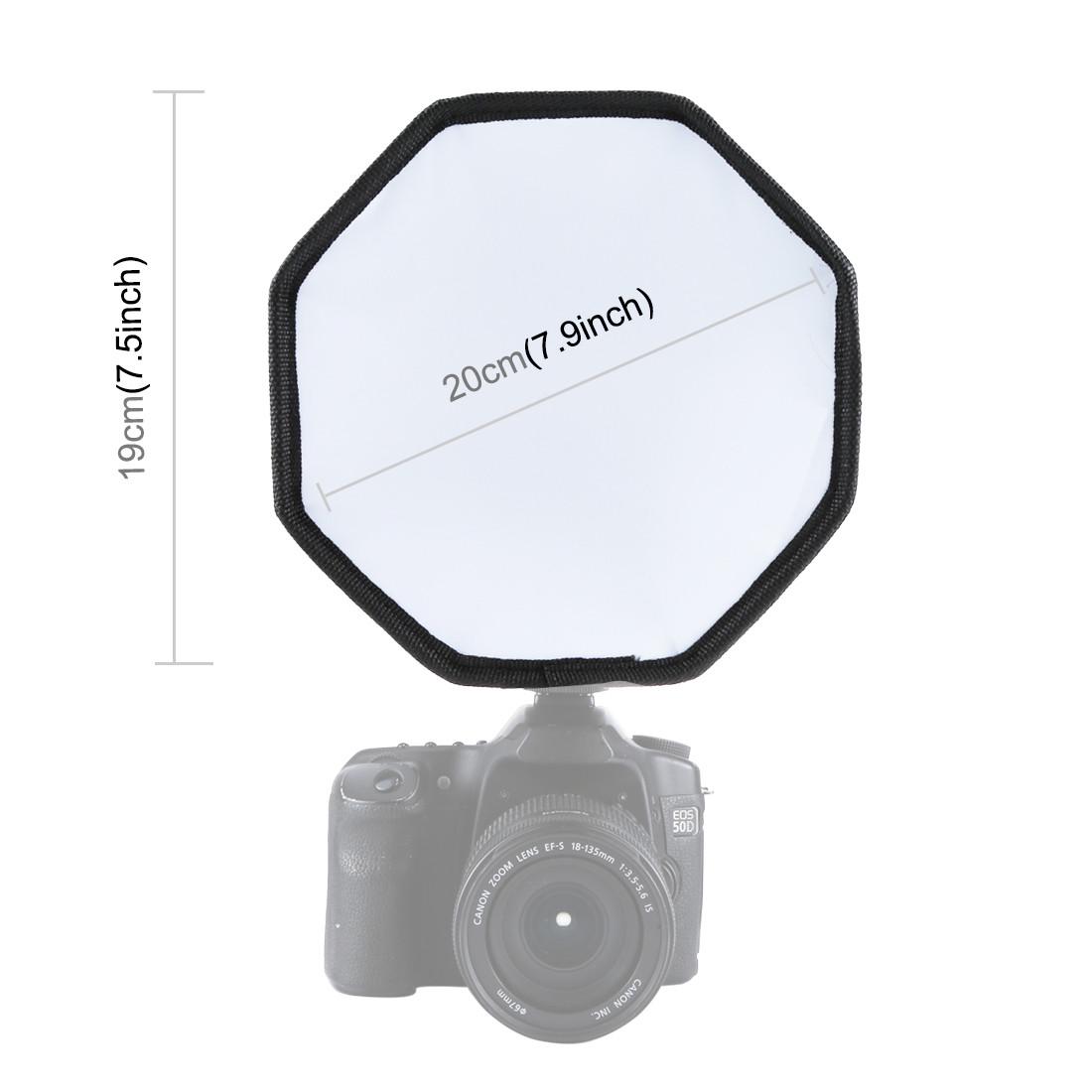 Софтбокс рассеиватель/диффузор Softbox для вспышек 20 см Puluz PU5120 (1487598290) - фото 5