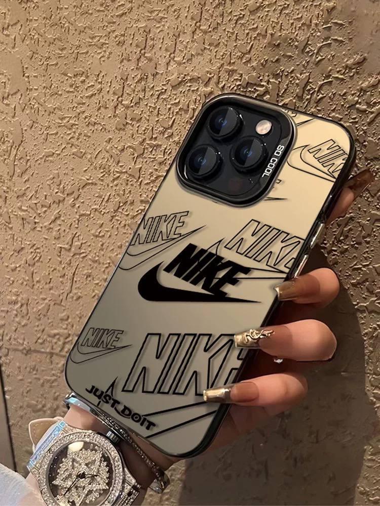 Чохол на Iphone 14 Pro глянцевий Nike, захисний, Чорний