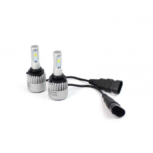 Світлодіодні автомобільні лампи з охолодженням Leds Headlight HB4 9006 6500K 8000Lm 2 шт.