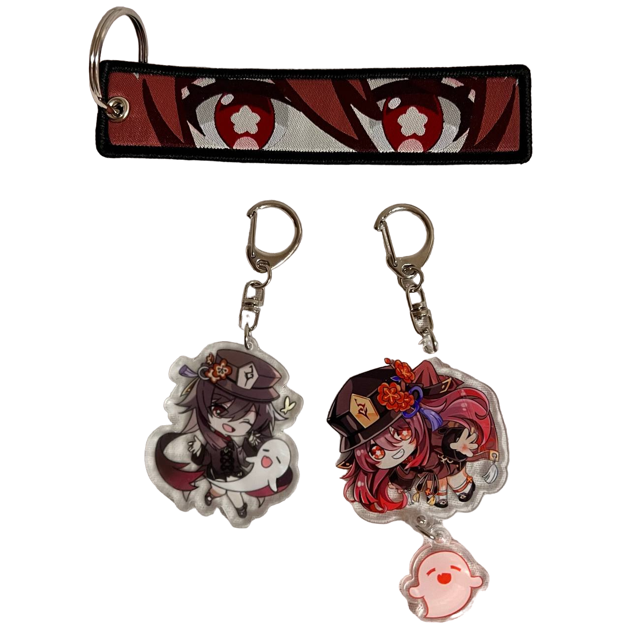 Набор брелоков Геншин Импакт Ху Тао 3 шт. (49592)