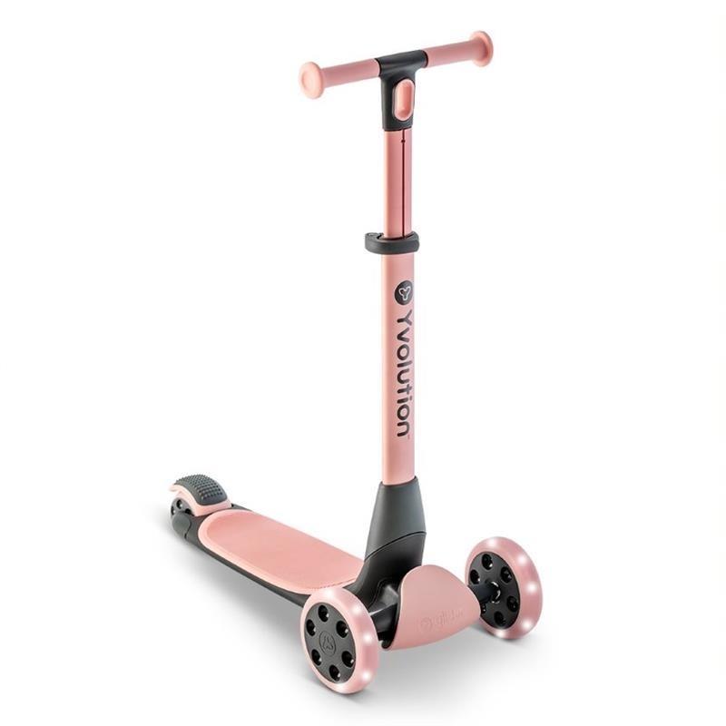 Самокат дитячий триколісний YVolution YGlider NUA Pink (iz15647)