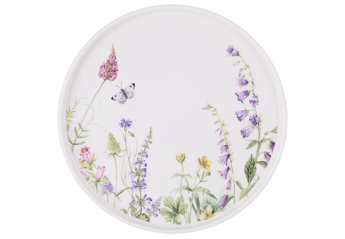 Набор тарелок десертных BonaDi Floral фарфор d 20 см 3 шт. (K029)