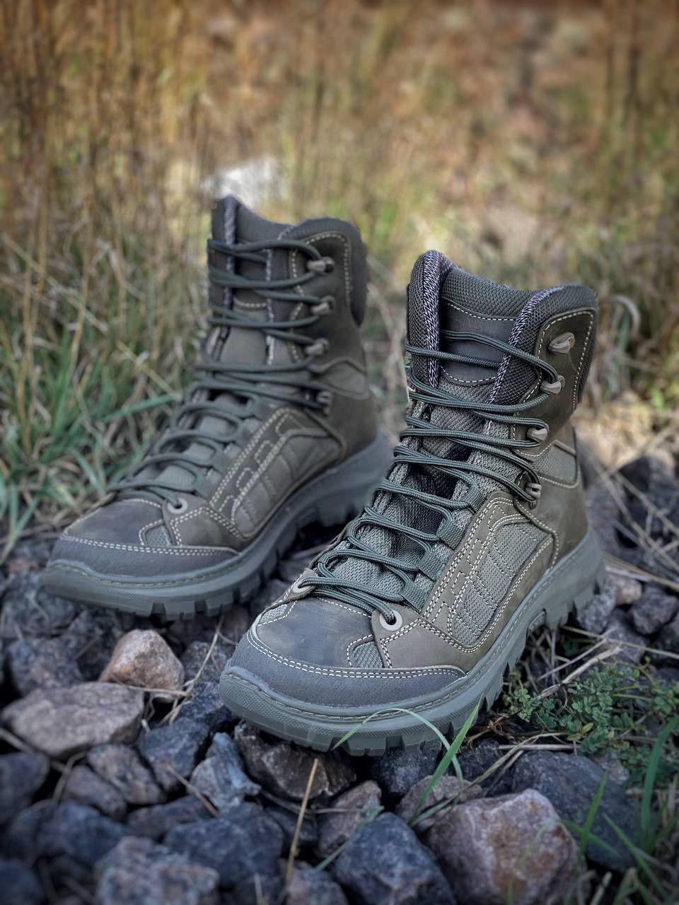 Берцы тактические демисезоне Пегас на мембране р. 40 Хаки (0738-40)