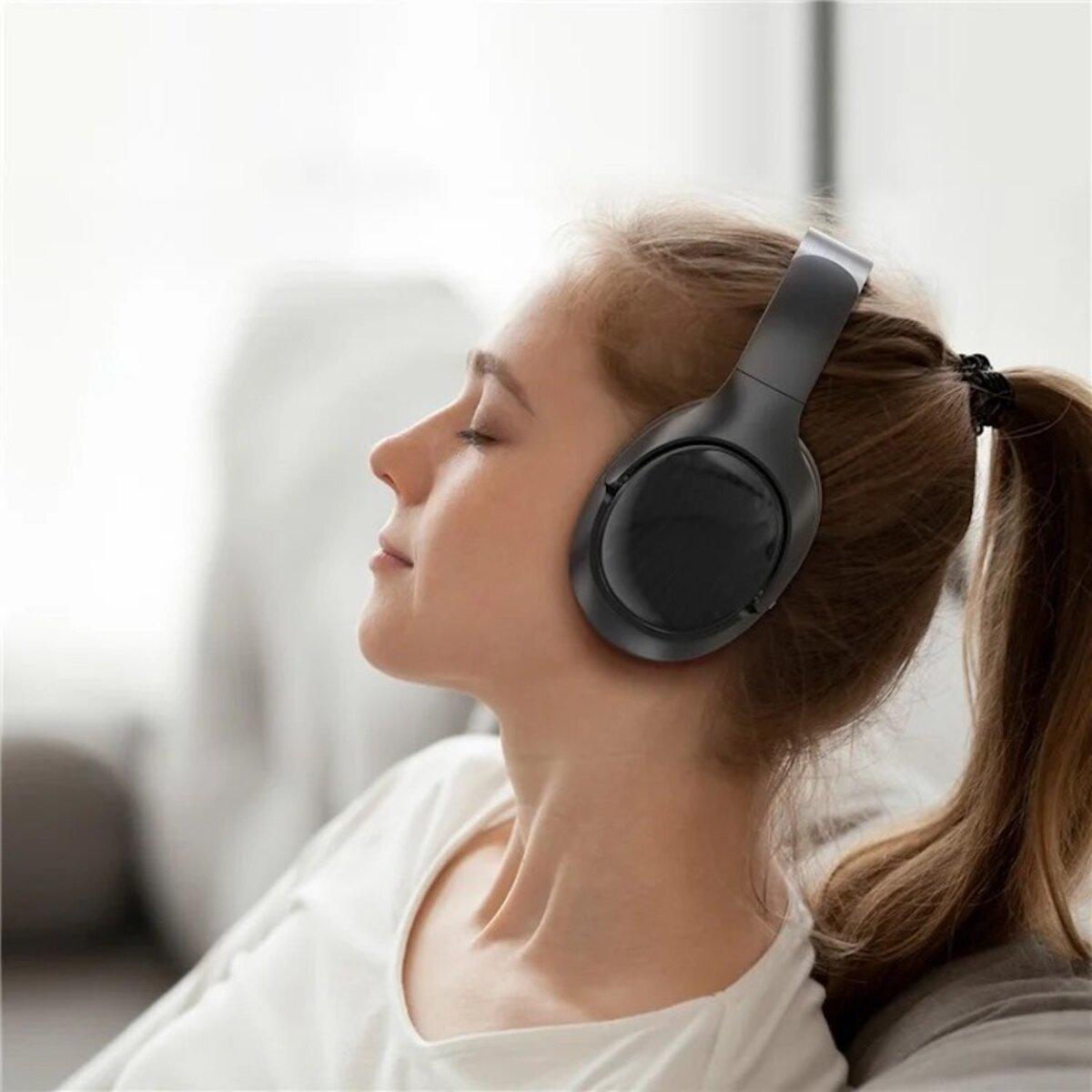 Навушники бездротові Acefast H5 BT5.3 active noise cancelling wireless headset 500 mAh Black (6974316284277) - фото 5 Навушники бездротові Acefast H5 BT5.3 active noise cancelling wireless headset 500 mAh Black (6974316284277) - фото 5