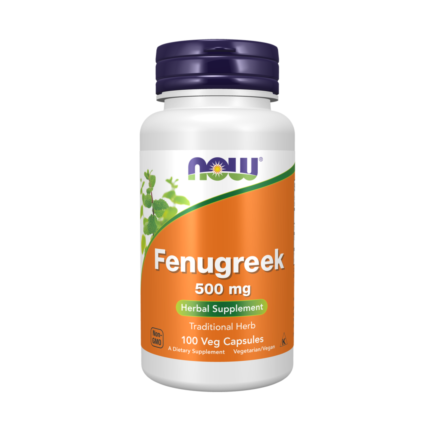 Пажитник Now Foods Fenugreek 500 мг 100 капсул (CO003694)