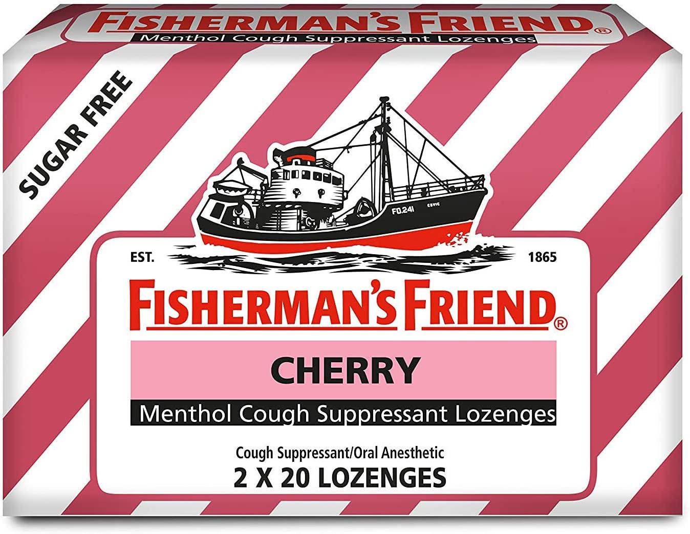 Добавка натуральная Menthol Cough Suppressant Lozenges Sugar Free Cherry 40 Lozenges