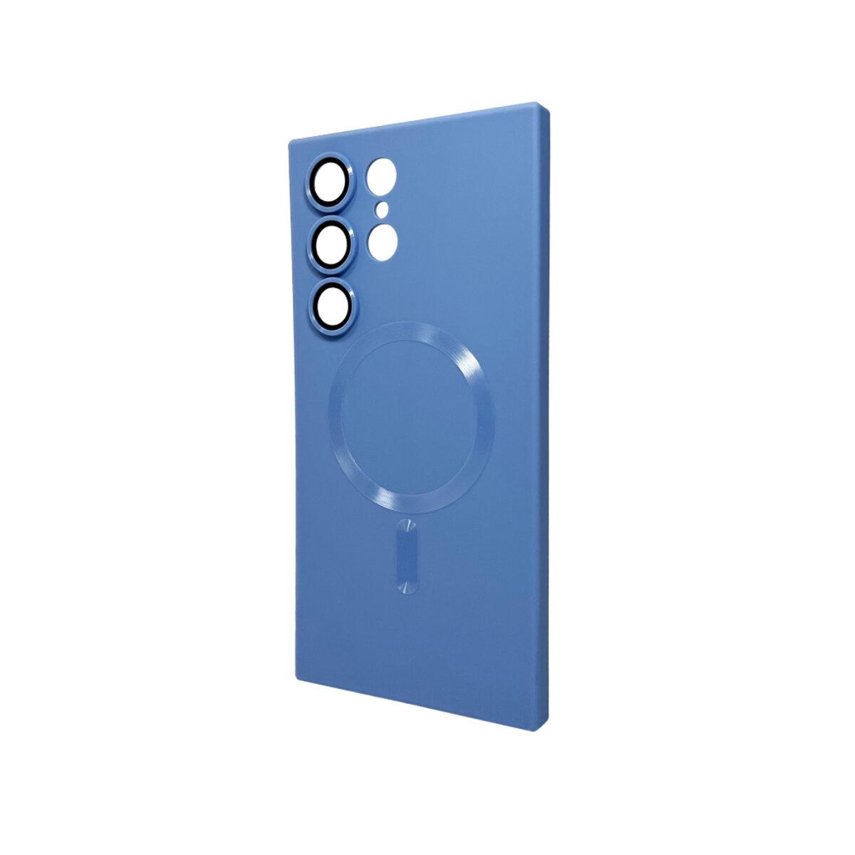 Противоударный чехол для Samsung Galaxy S23 Ultra Cosmic Frame MagSafe Color / Sierra Blue