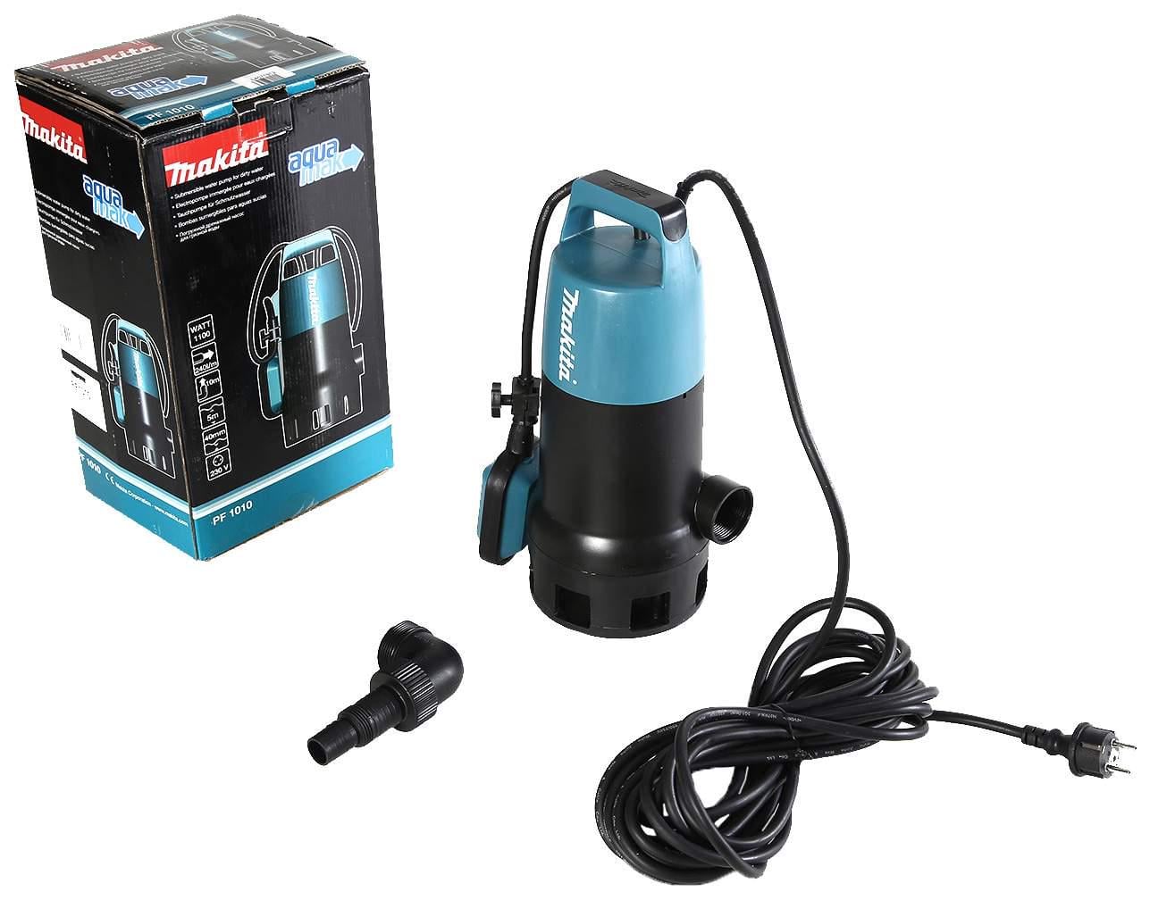 Погружной насос Makita PF1010 (1.1 кВт, 240 л/мин) с автоматическим отключением (4460)