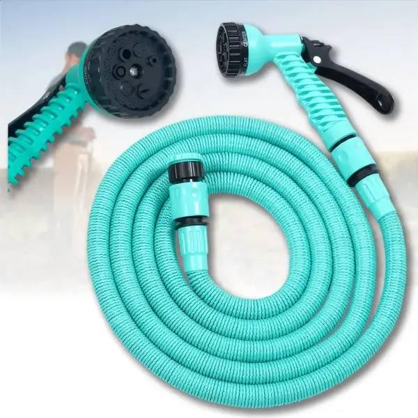 Гибкий шланг для полива EXPANDABLE GARDEN HOSE 15 м растягивающийся с распылителем 7 режимов - фото 8 Гибкий шланг для полива EXPANDABLE GARDEN HOSE 15 м растягивающийся с распылителем 7 режимов - фото 8