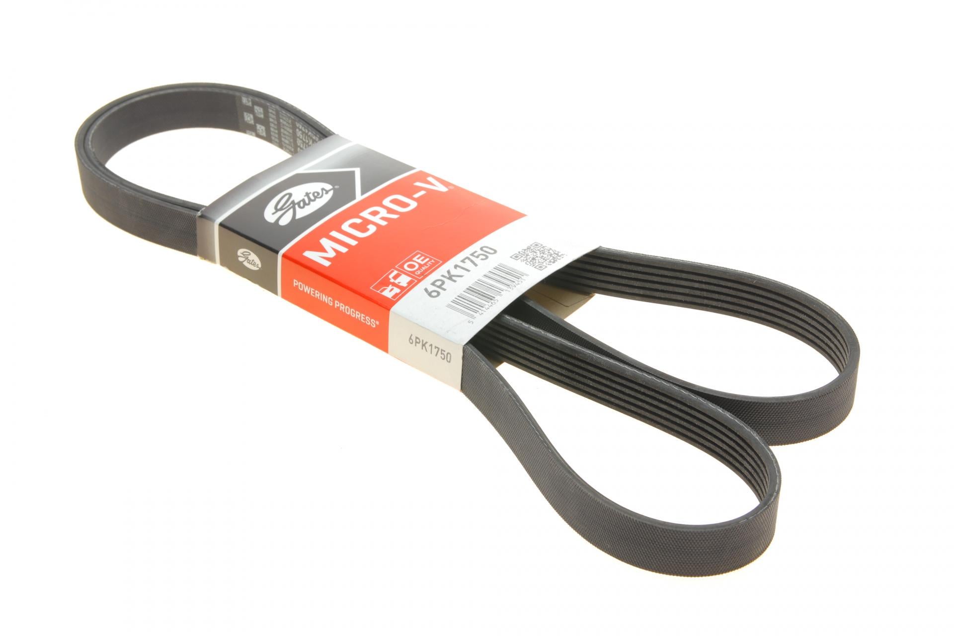 Ремень генератора GATES Peugeot Expert 1.9D/2.0HDI 98-/Renault Clio/Kangoo/Megane 1.4/1.6 98-03 (6PK1750)