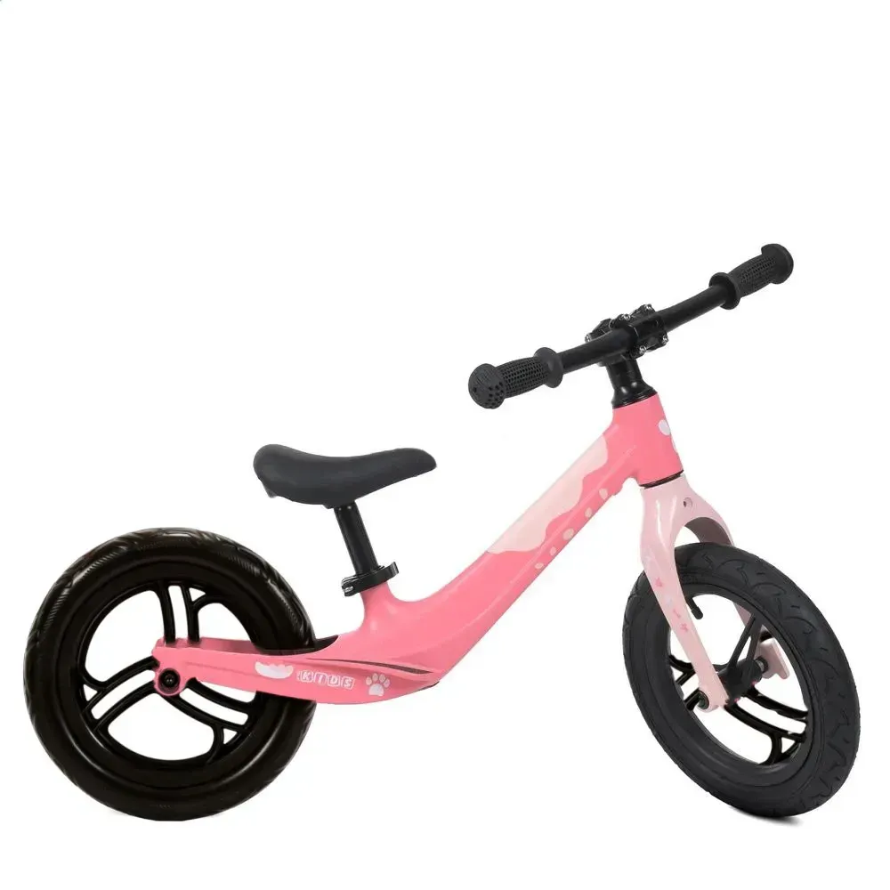 Беговел двухколесный Crosser Magnesium Balance 12" EVA колеса Розовый (151-98-BB12PN)