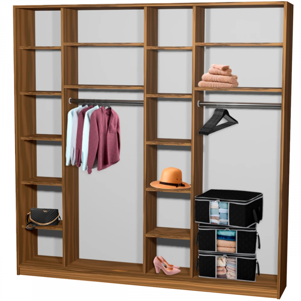 Гардероб відкритий Slide 2 2700x2400x450 мм (S-80-007-005) - фото 2 Гардероб відкритий Slide 2 2700x2400x450 мм (S-80-007-005) - фото 2