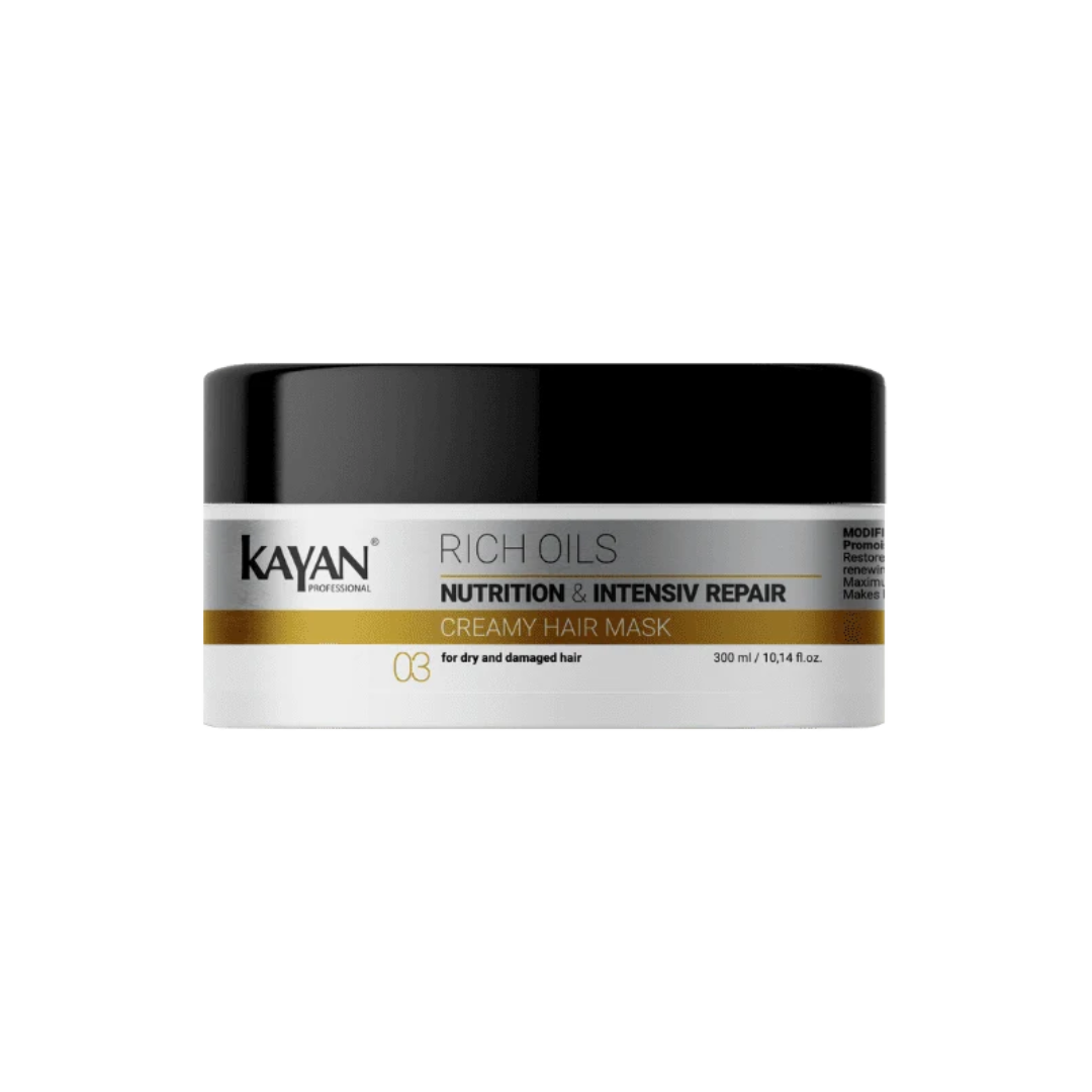 Крем маска Kayan Professional Rich Oil Creamy Hair Mask для сухих и поврежденных волос (1807248595)