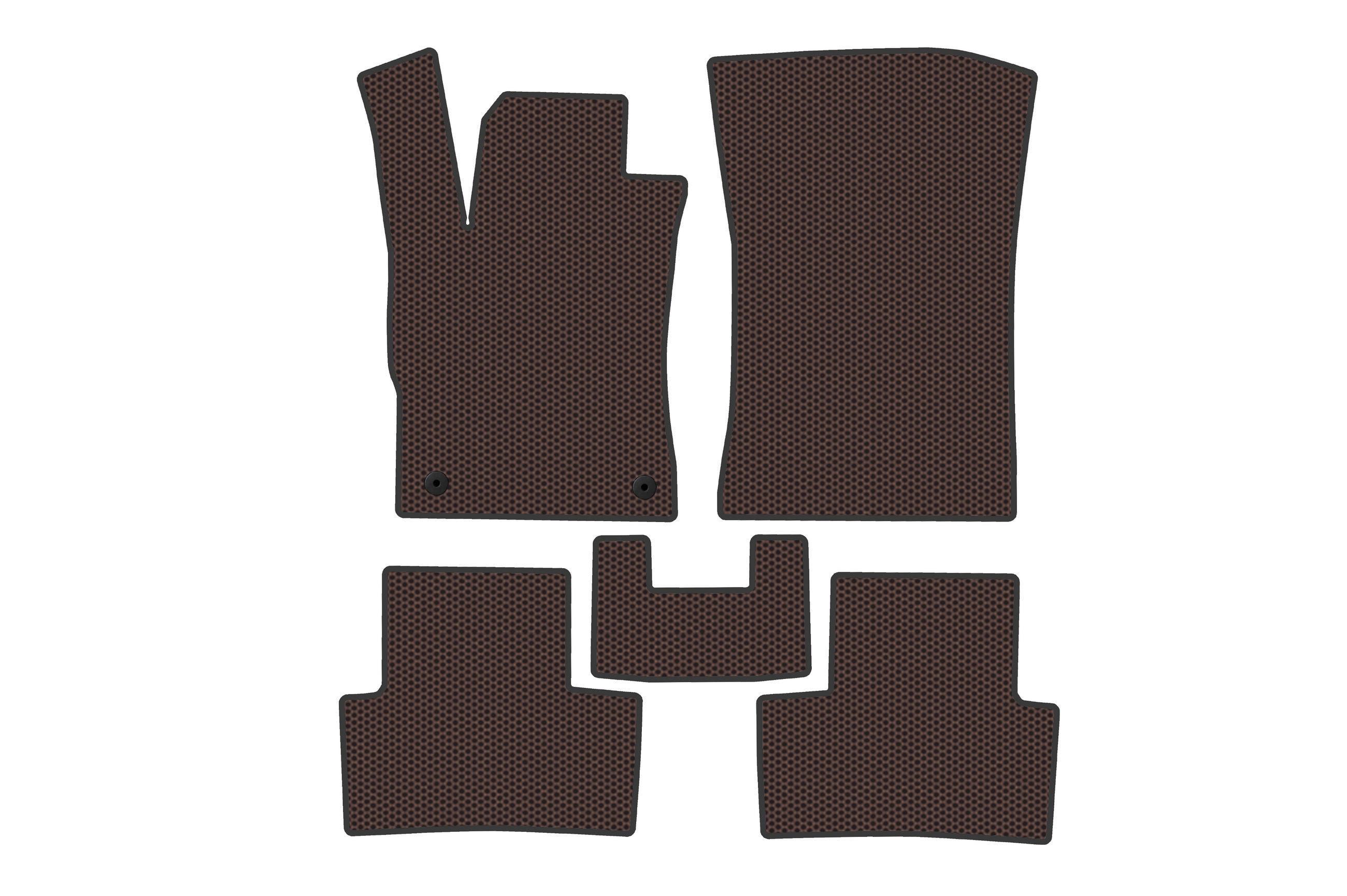 Коврики резиновые Digital Designs Carsuit для Opel Astra L 2022- г. бензин Коричневый (185388)
