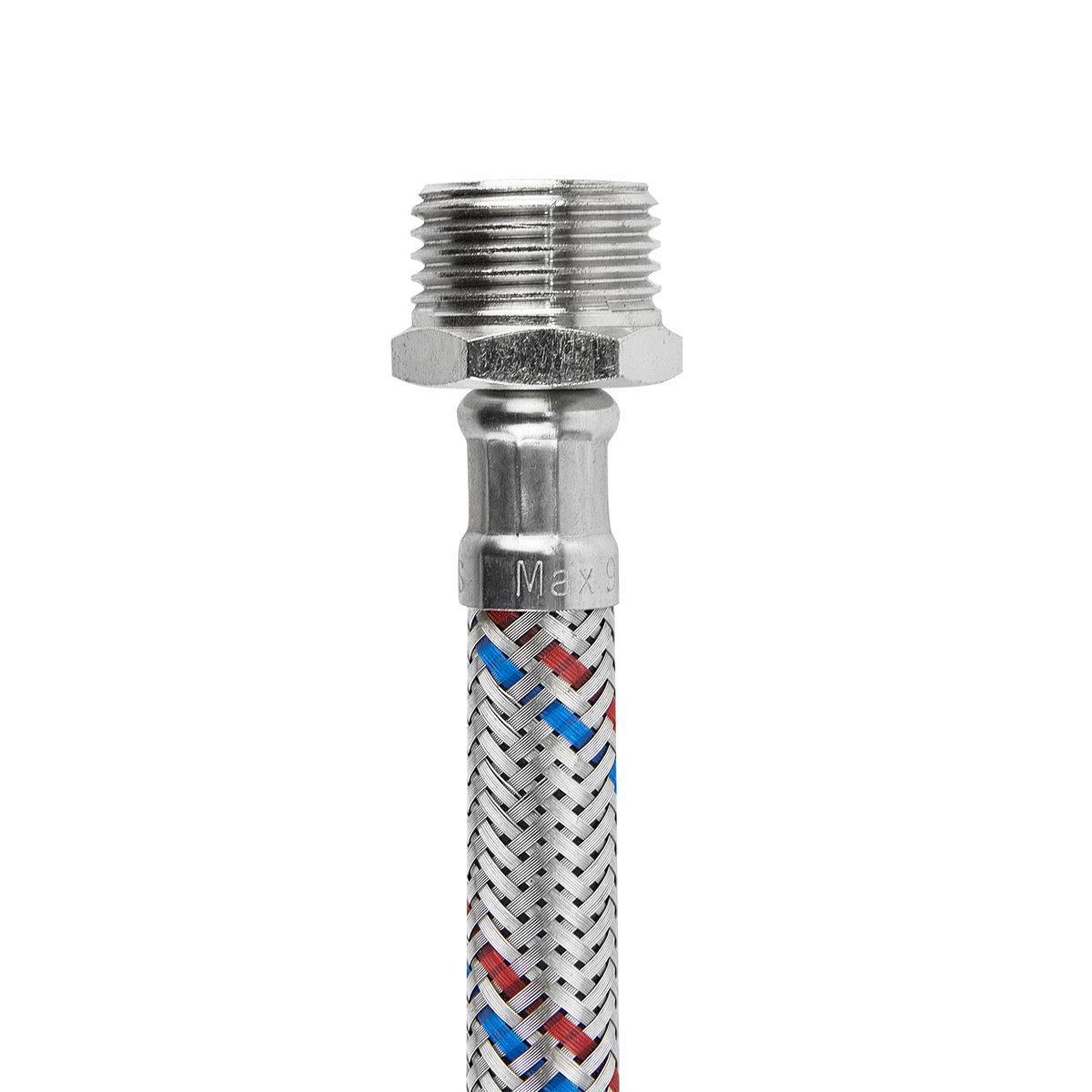 Подводка для воды гибкая Fas Flex SS ВЗ 1/2" 0,3 м (SW-59372) - фото 3