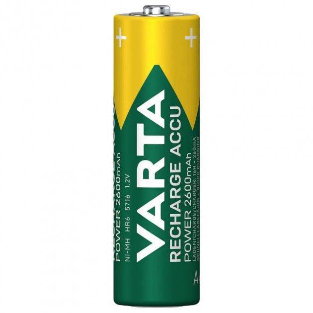 Аккумулятор Varta ACCU AA NI-MH 2600 mAh 4 шт. (1668092429) - фото 2 Аккумулятор Varta ACCU AA NI-MH 2600 mAh 4 шт. (1668092429) - фото 2