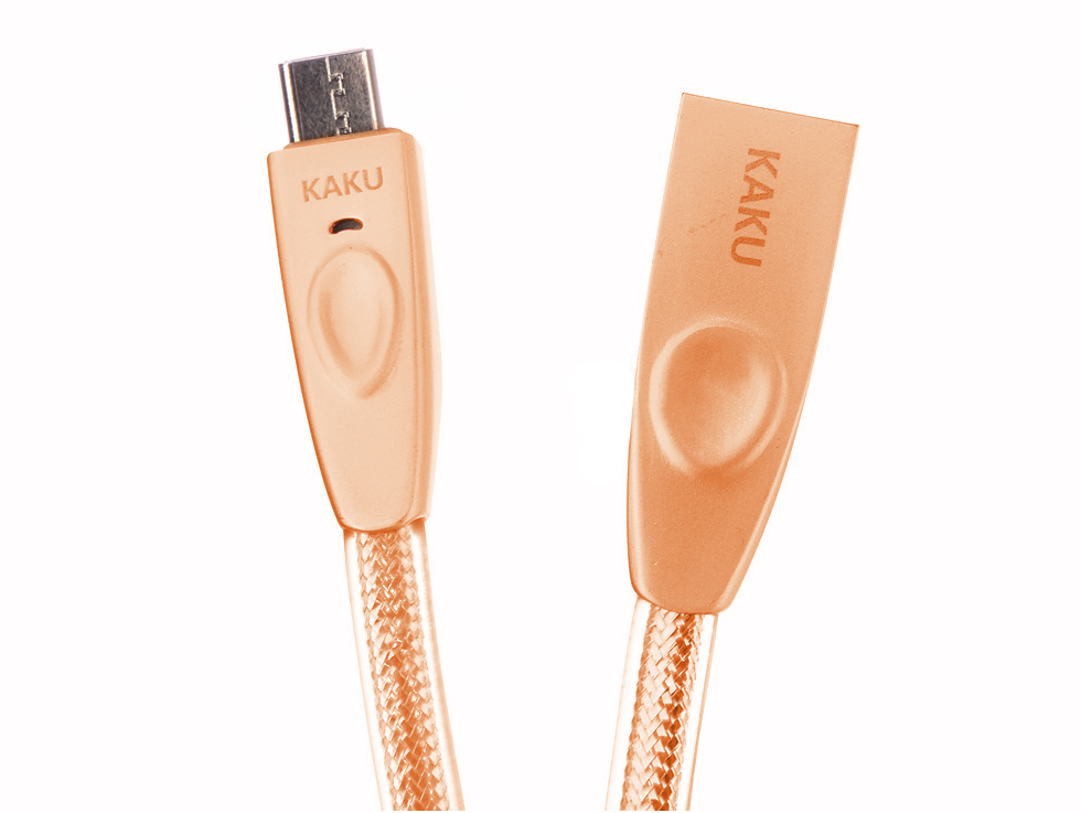Кабель iKaku Speeded Micro USB позолоченный 2,4A 1 м (13046) Кабель iKaku Speeded Micro USB позолоченный 2,4A 1 м (13046)